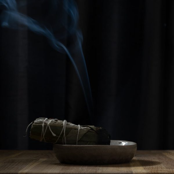 Burning Smudge Stick