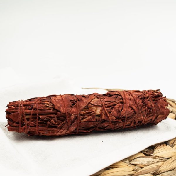 Dragon’s Blood Sage Smudging Kit with Real Marble Dish - Image 3