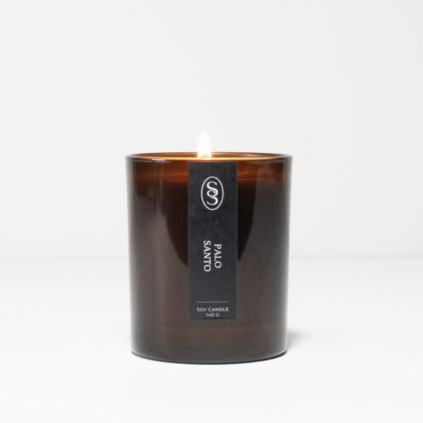 Pure Palo Santo Oil Candle and White Sage Stick Set - Image 6